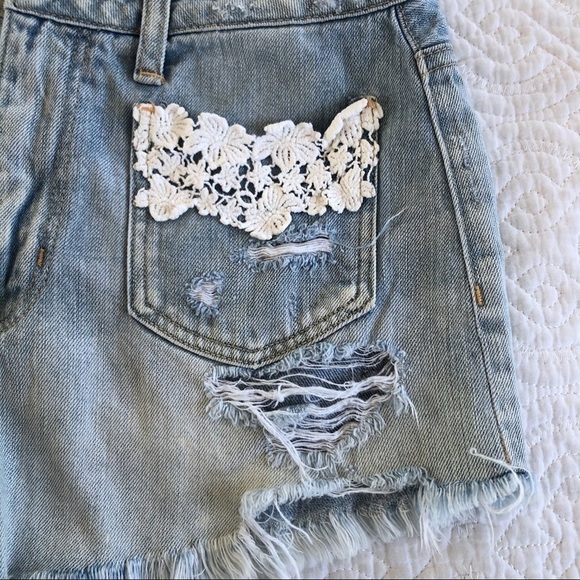 American Eagle Outfitters Hi-Rise Festival Shorts Women’s Sz 4 - Picture 7 of 8